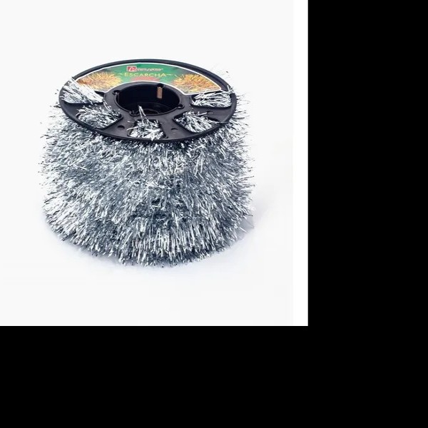 ESCARCHA DOBLE NAVIPLASTIC 100 20 MT PLATA